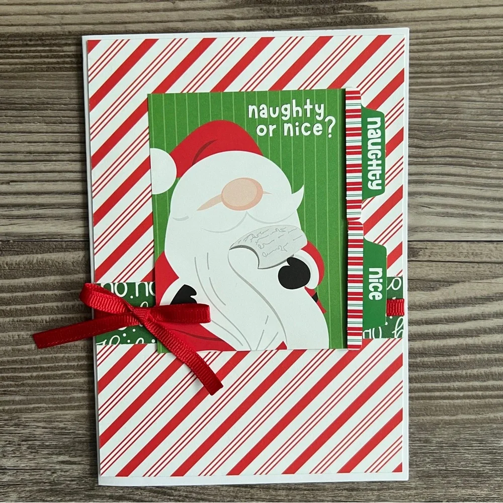 Handmade Christmas Holiday Gnome Greeting Cards Set of 12 5”x7” With Envelopes
